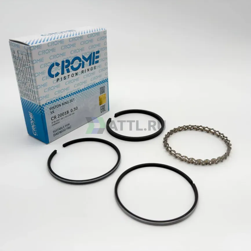 Комплект поршневых колец на 3 цил. +050 F8C фото 1