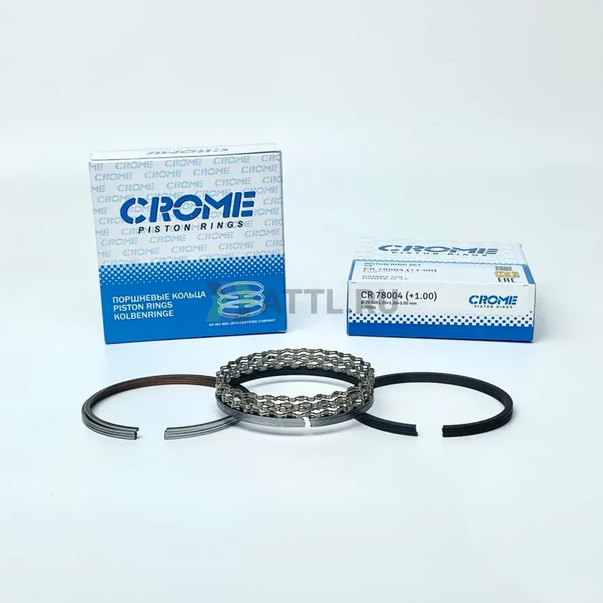 Комплект поршневых колец на 4 цил. +100 4E-FE, 5E-FE фото 1