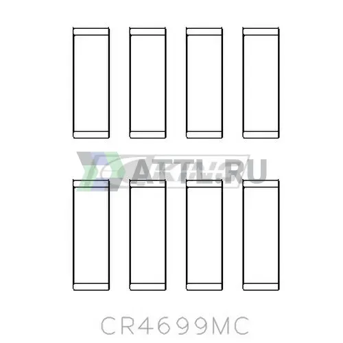 Вкладыши шатунные STD фото 2