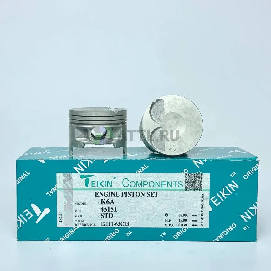 Комплект поршней K6A (3cyl) фото 1