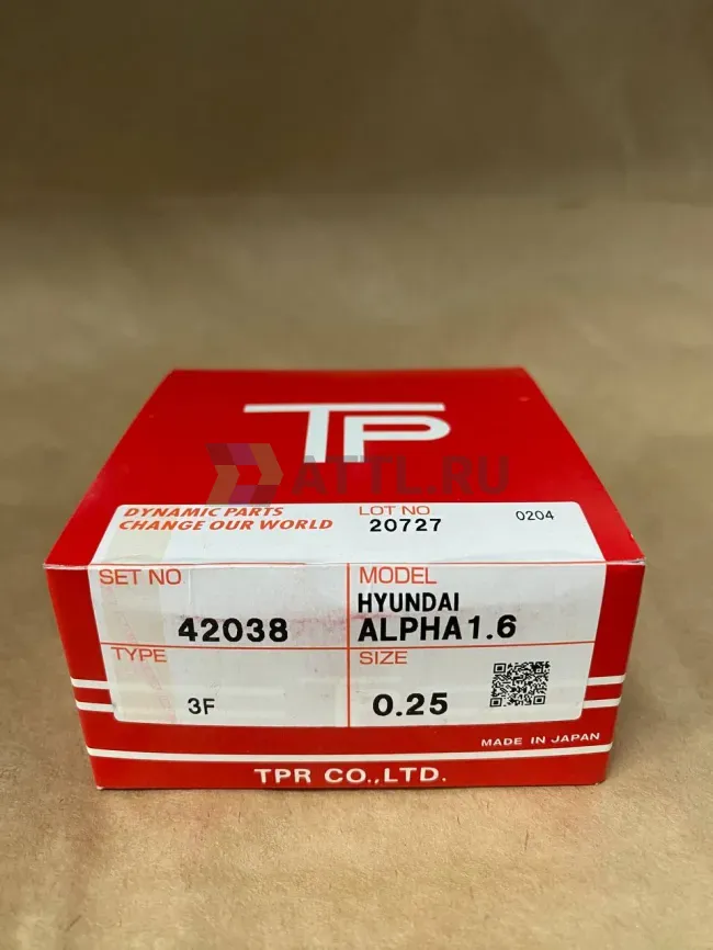 Поршневые кольца ALPHA 1.6 фото 1