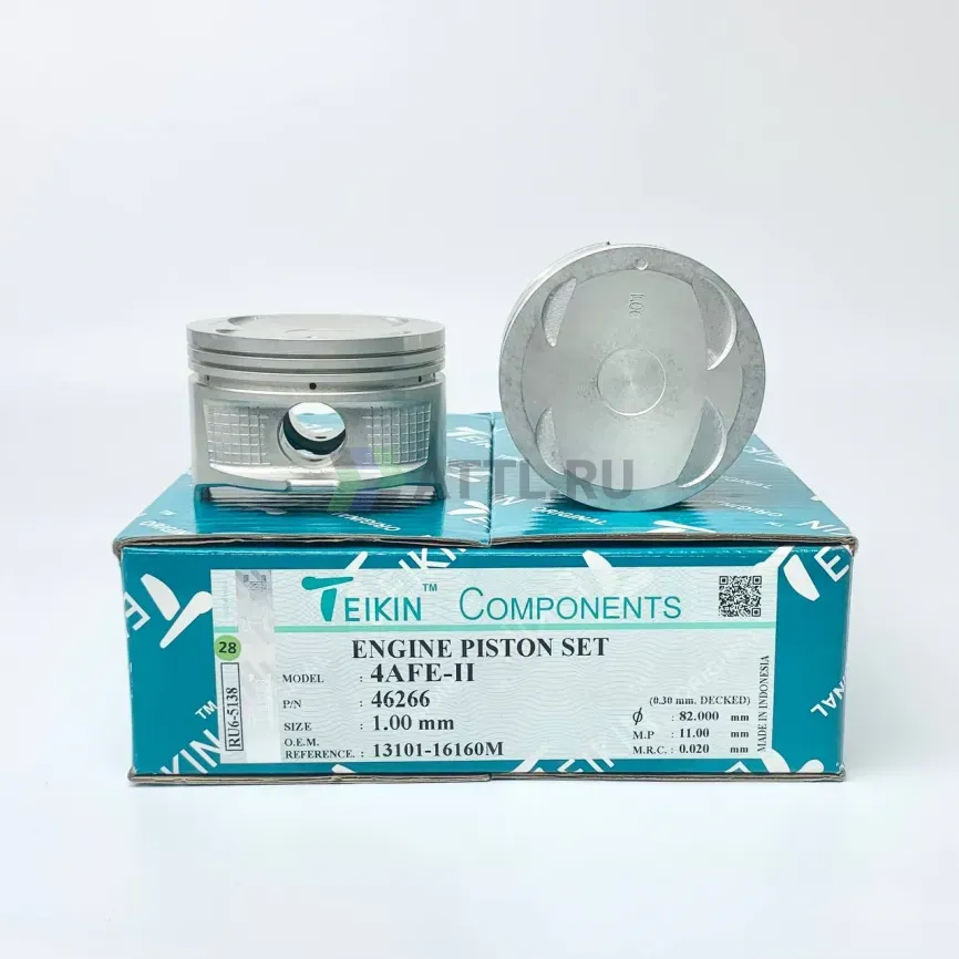 Комплект поршней 4A-FE-II, 4AG фото 1