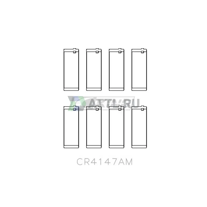 Вкладыши шатунные STD фото 2