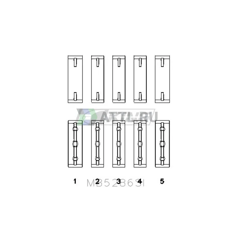 Вкладыши коренные STD фото 2