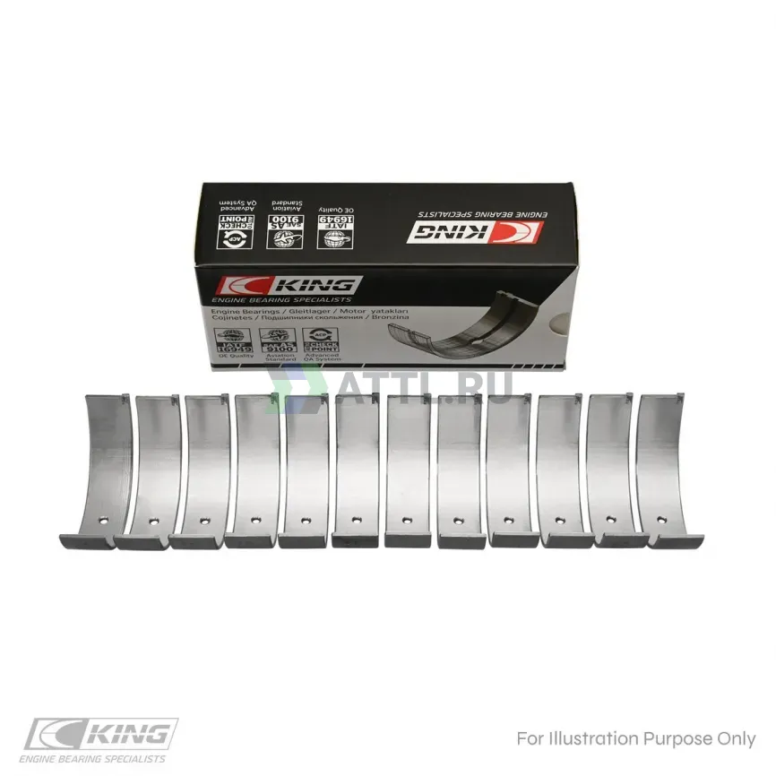 Вкладыши шатунные +0.75 фото 1