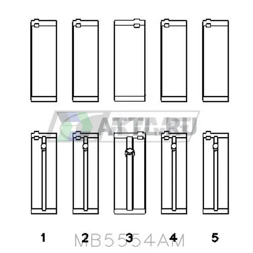 Вкладыши коренные STD фото 2