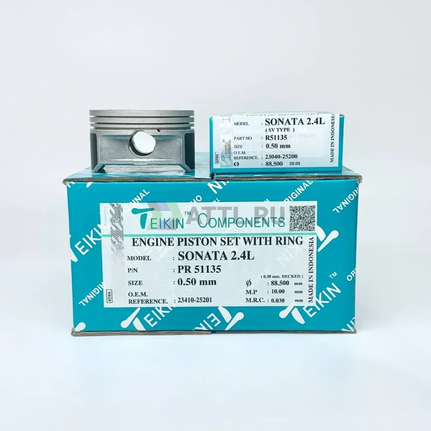 Комплект поршней с кольцами SONATA 2.4L фото 1