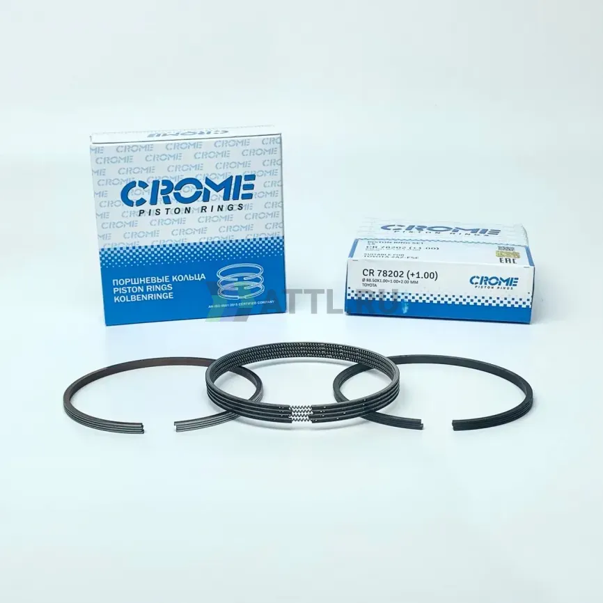 Комплект поршневых колец на 4 цил. +100 2AZ-FE-II фото 1