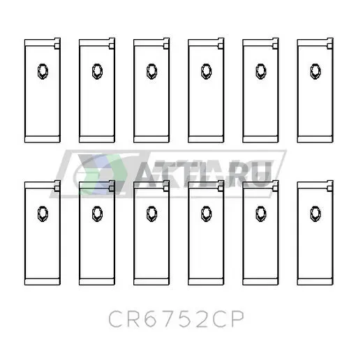 Вкладыши шатунные STD фото 2