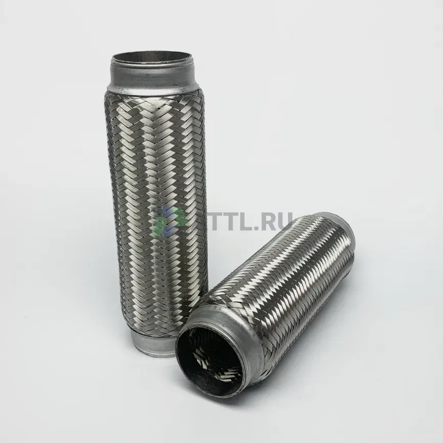 Гофра глушителя трехслойная 63.5*280 фото 1