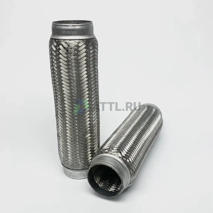 Гофра глушителя трехслойная 63.5*305 фото 1