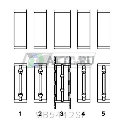 Вкладыши коренные STD фото 2