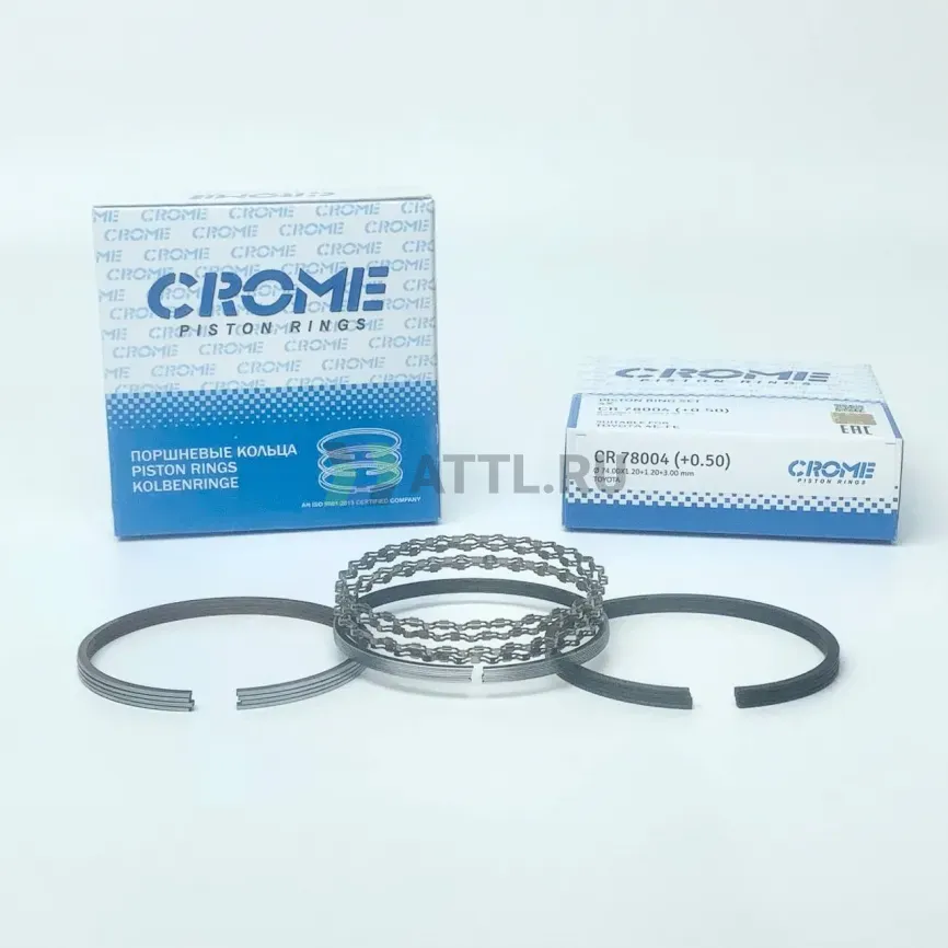 Комплект поршневых колец на 4 цил. +050 4E-FE, 5E-FE фото 1