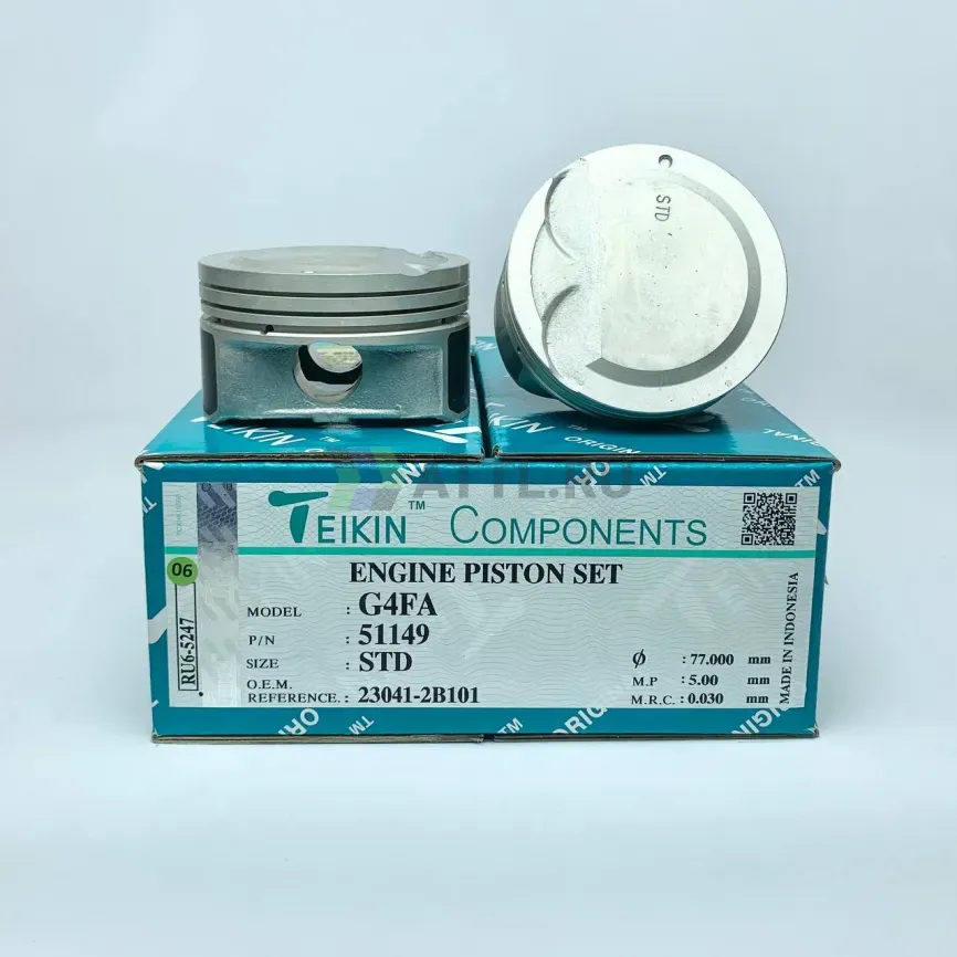 Комплект поршней G4FA d77 STD 1,2-1,2-2 фото 1