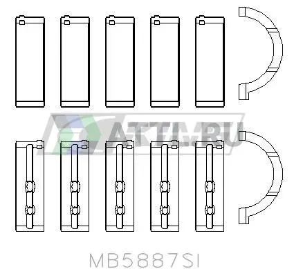 Вкладыши коренные STD фото 2