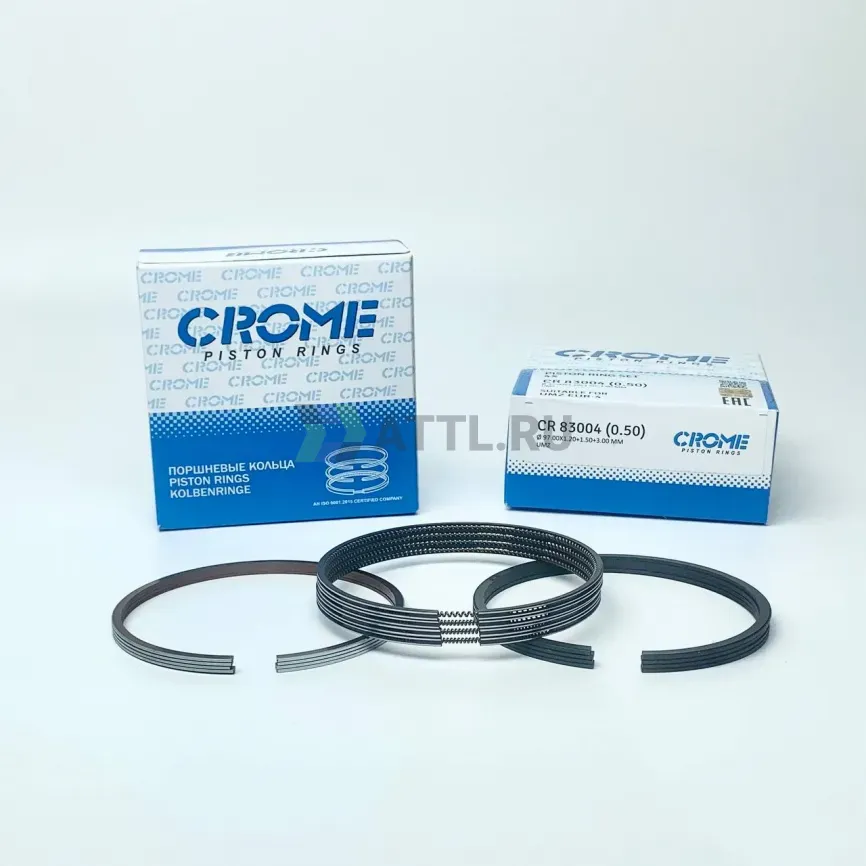 Комплект поршневых колец на 4 цил. +050 EUR-4 фото 1