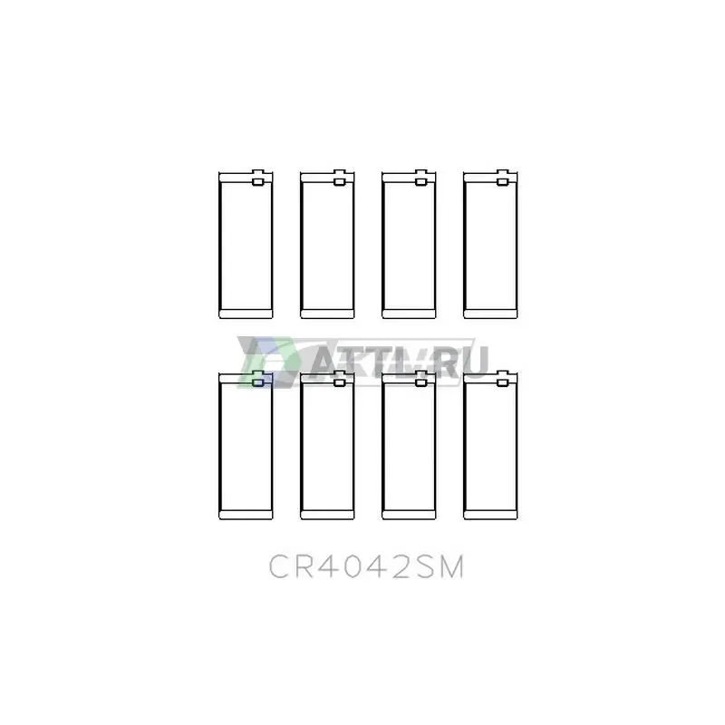 Вкладыши шатунные STD фото 2