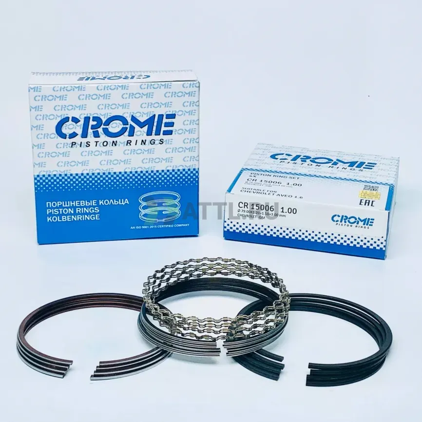 Комплект поршневых колец на 4 цил. +100 AVEO 1.6 фото 1