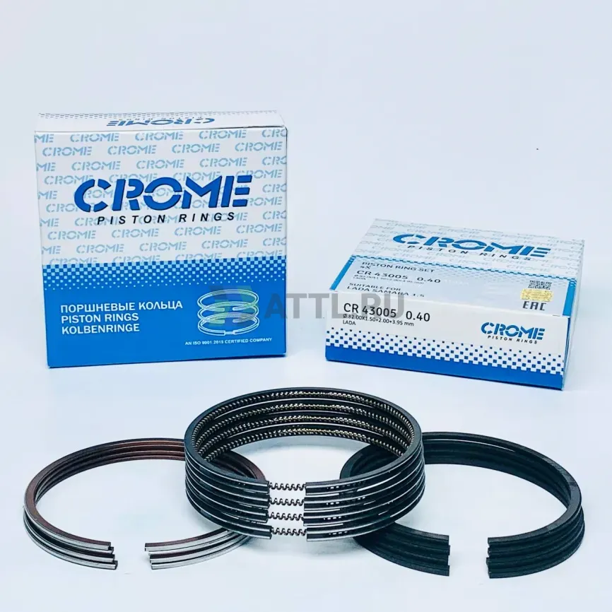 Комплект поршневых колец на 4 цил.+040 Ø82.4 фото 1