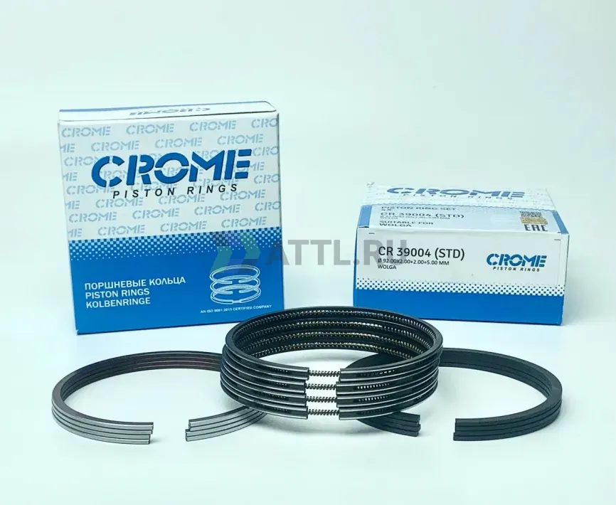 Комплект поршневых колец на 4 цил. STD GAZ фото 1