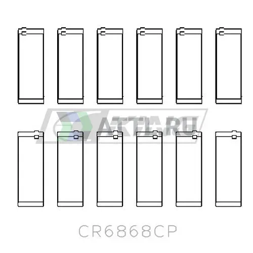 Вкладыши шатунные STD фото 2