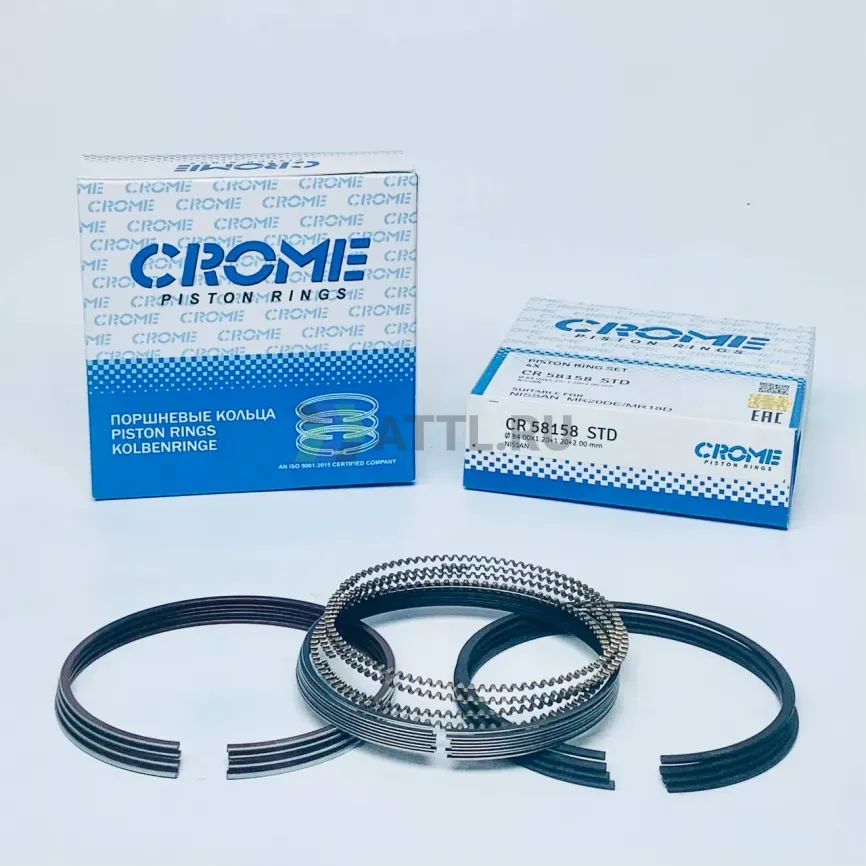 Комплект поршневых колец на 4 цил. STD MR20, MR18DE фото 1