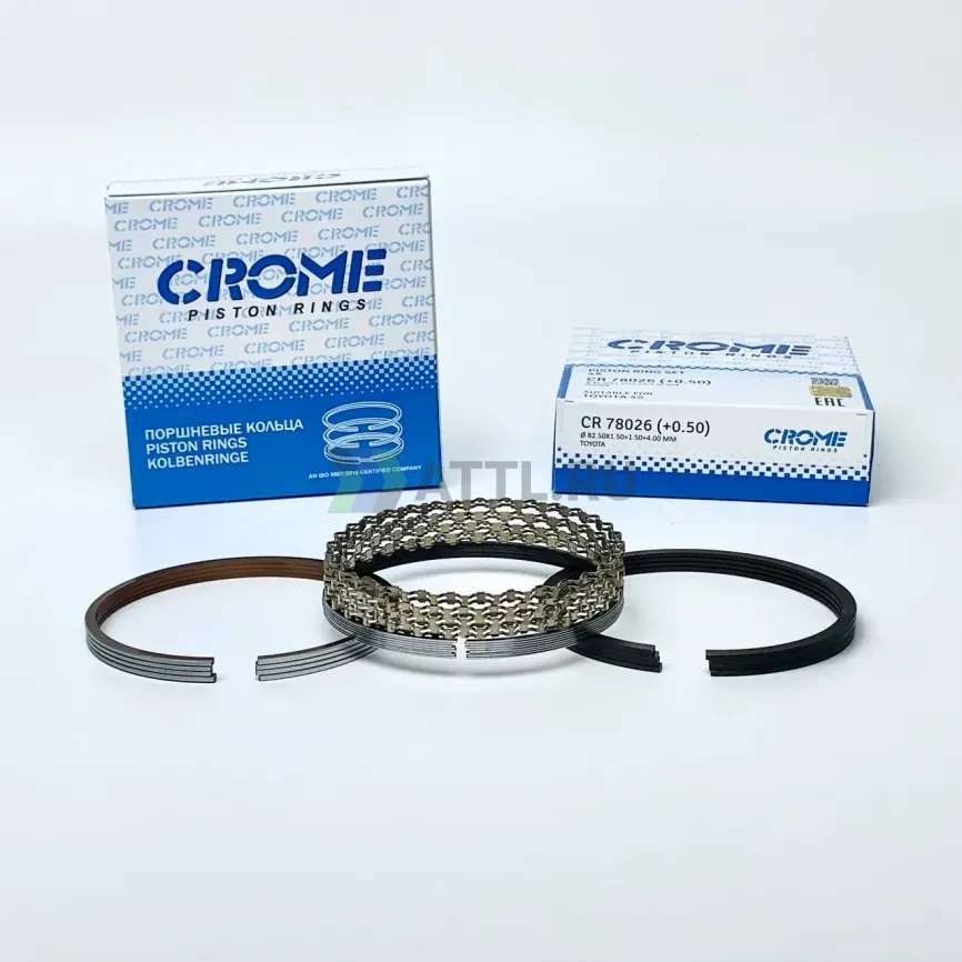 Комплект поршневых колец на 4 цил. +050 4S-FE фото 1