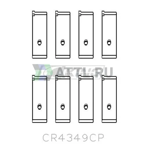 Вкладыши шатунные STD фото 2