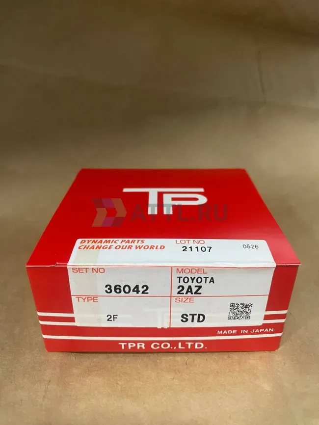 Поршневые кольца 2AZ фото 1