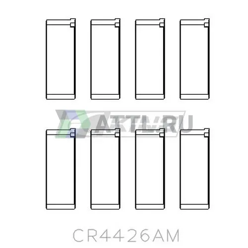 Вкладыши шатунные STD фото 2