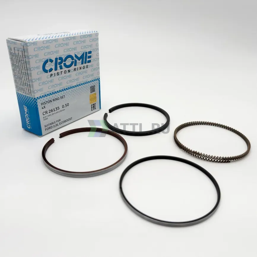 Комплект поршневых колец на 4 цил. +050 2.0L ECOBOOST фото 1