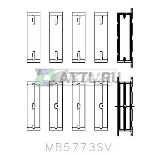 Вкладыши коренные STD фото 2
