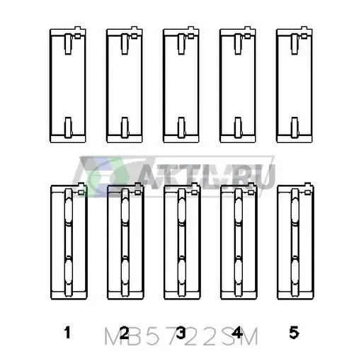 Вкладыши коренные STD фото 2