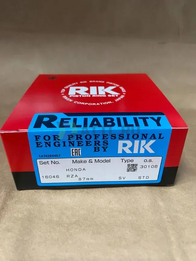 Поршневые кольца RZA фото 1