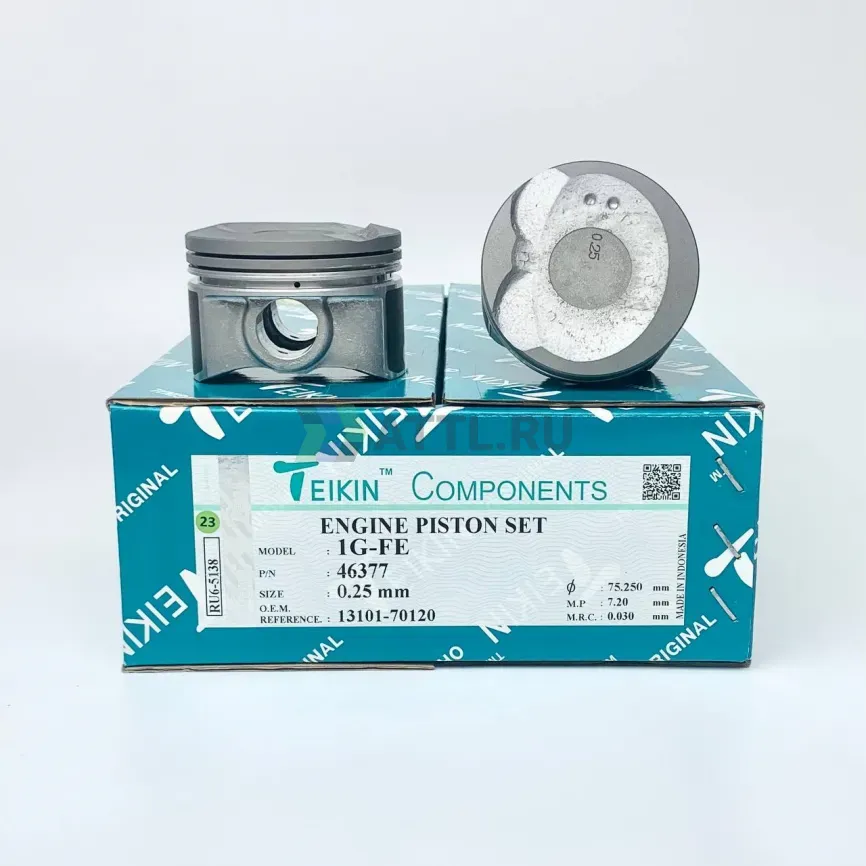 Комплект поршней 1G-FE d75+0.25 1,2-1,2-3 фото 1