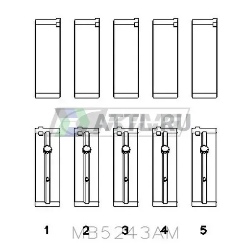 Вкладыши коренные STD фото 2