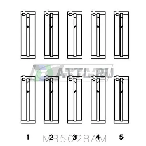 Вкладыши коренные STD фото 2
