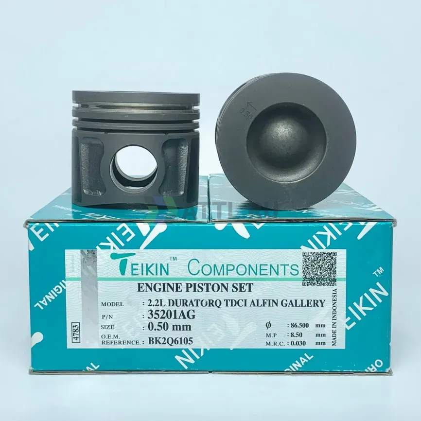 Комплект поршней 2.2 DURATORQ TDCI усиленный+охлаждение d86+0.50 2-2-2 фото 1