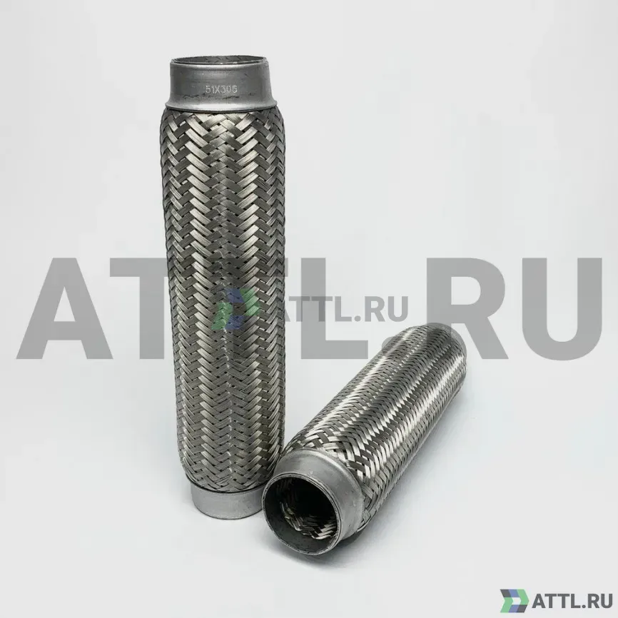 Гофра глушителя трехслойная 51*305 фото 2