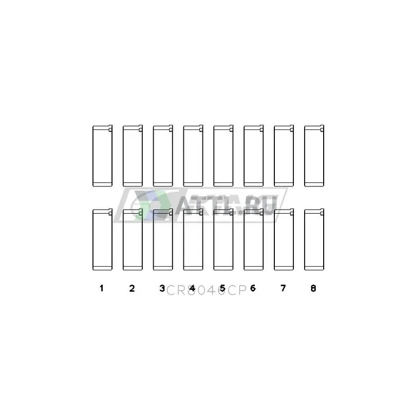 Вкладыши шатунные STD фото 2