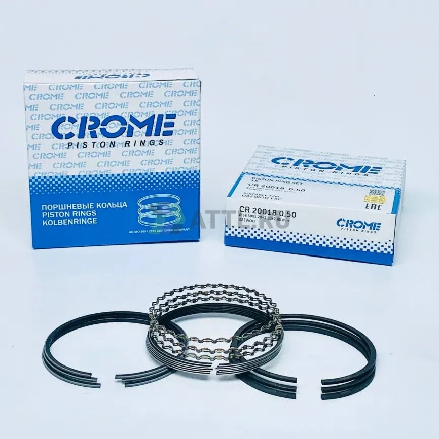 Комплект поршневых колец на 3 цил. +050 F8C фото 3