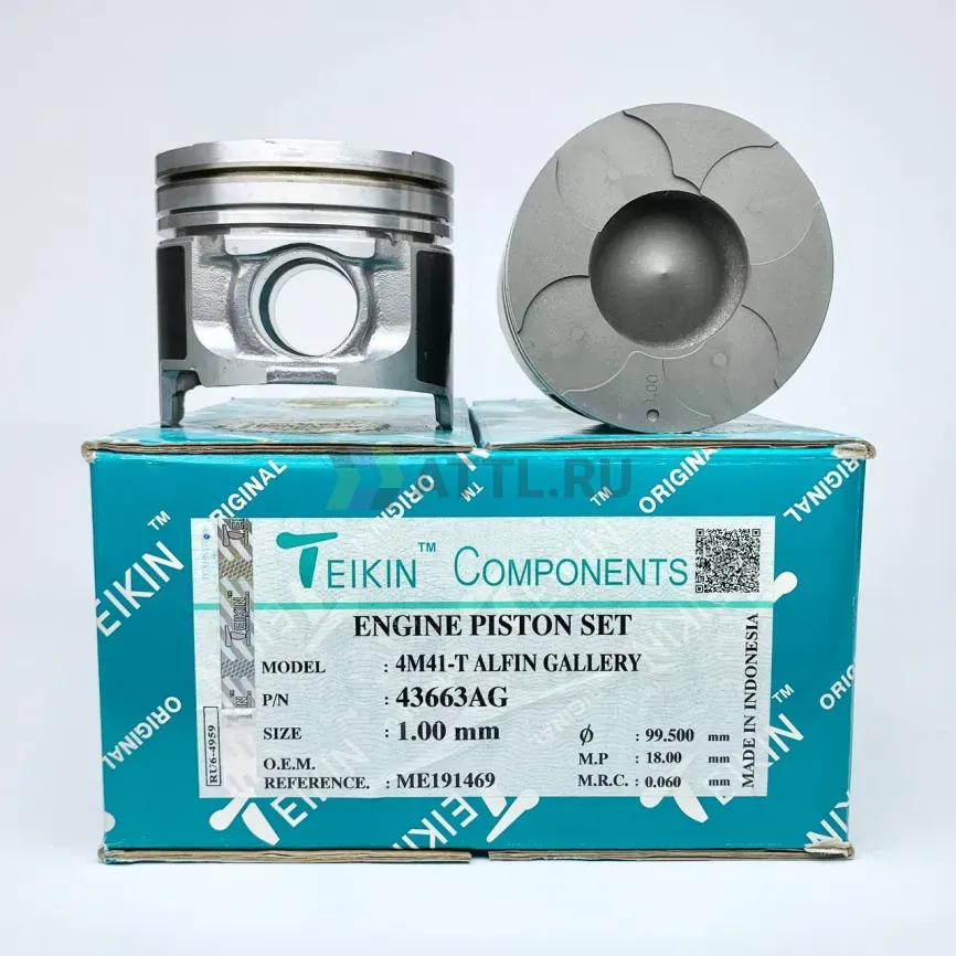 Комплект поршней 4M41 фото 1