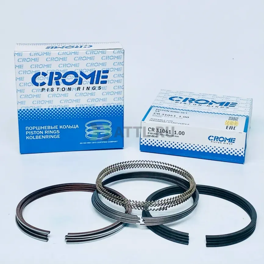Комплект поршневых колец на 4 цил. +100 G4KC/4B12 фото 1