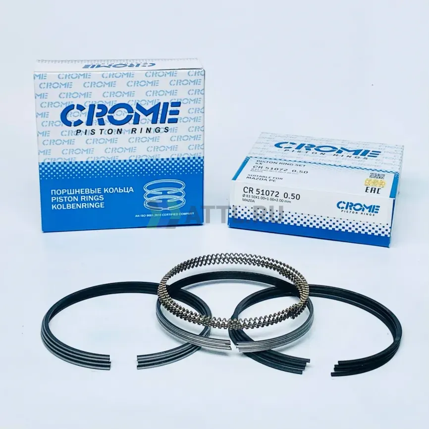 Комплект поршневых колец на 4 цил. +050 PE фото 1