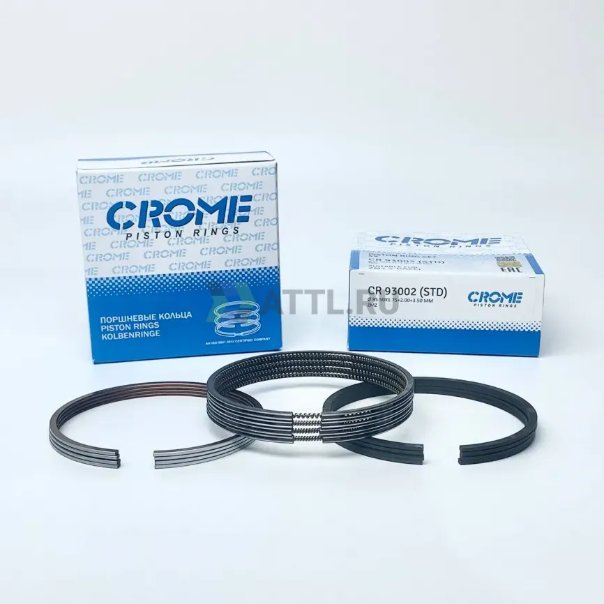 Комплект поршневых колец на 4 цил. STD ZMZ фото 1