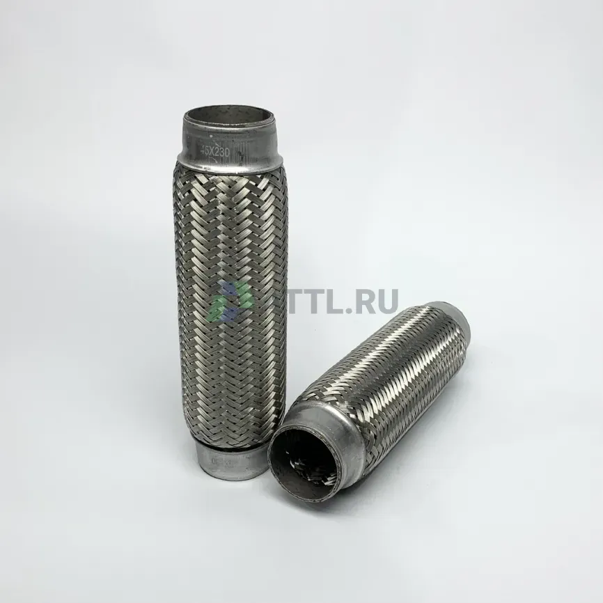 Гофра глушителя трехслойная 45*230 фото 1