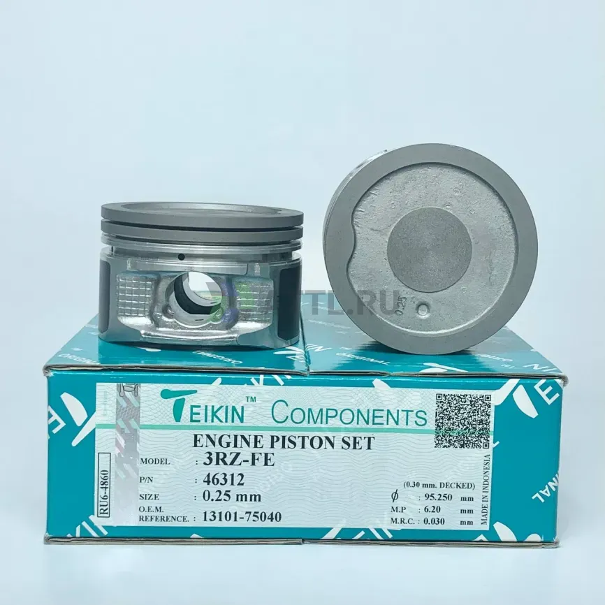 Комплект поршней 3RZ-FE, 3RZ-FZ d95+0.25 1,5-1,5-4 фото 1
