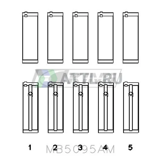 Вкладыши коренные STD фото 2