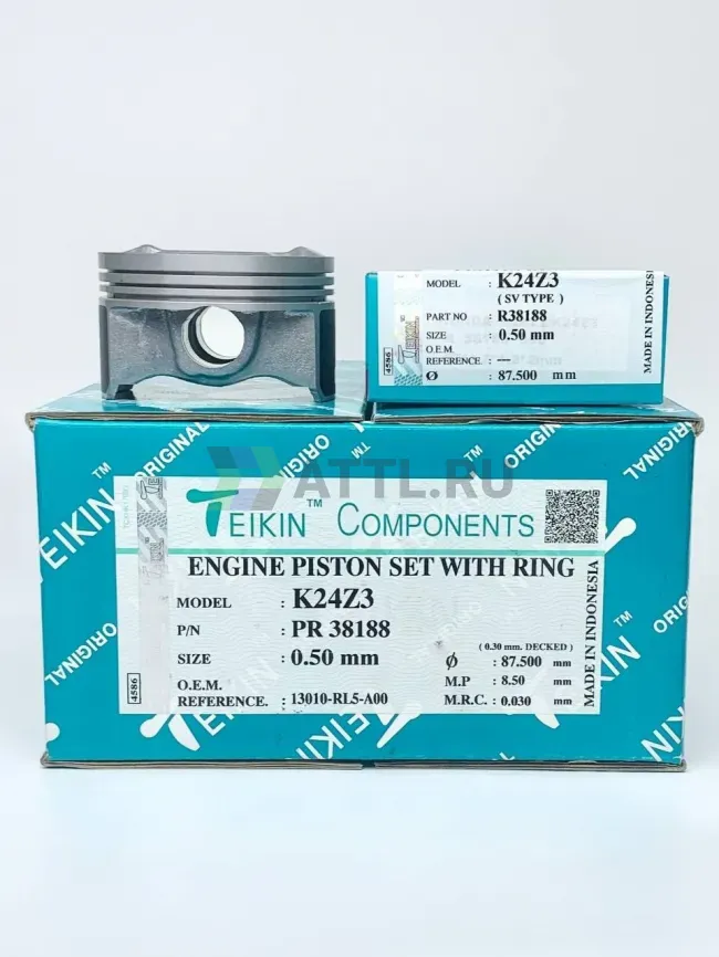 Комплект поршней с кольцами K24Z3 фото 2