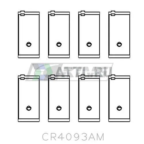 Вкладыши шатунные STD фото 2